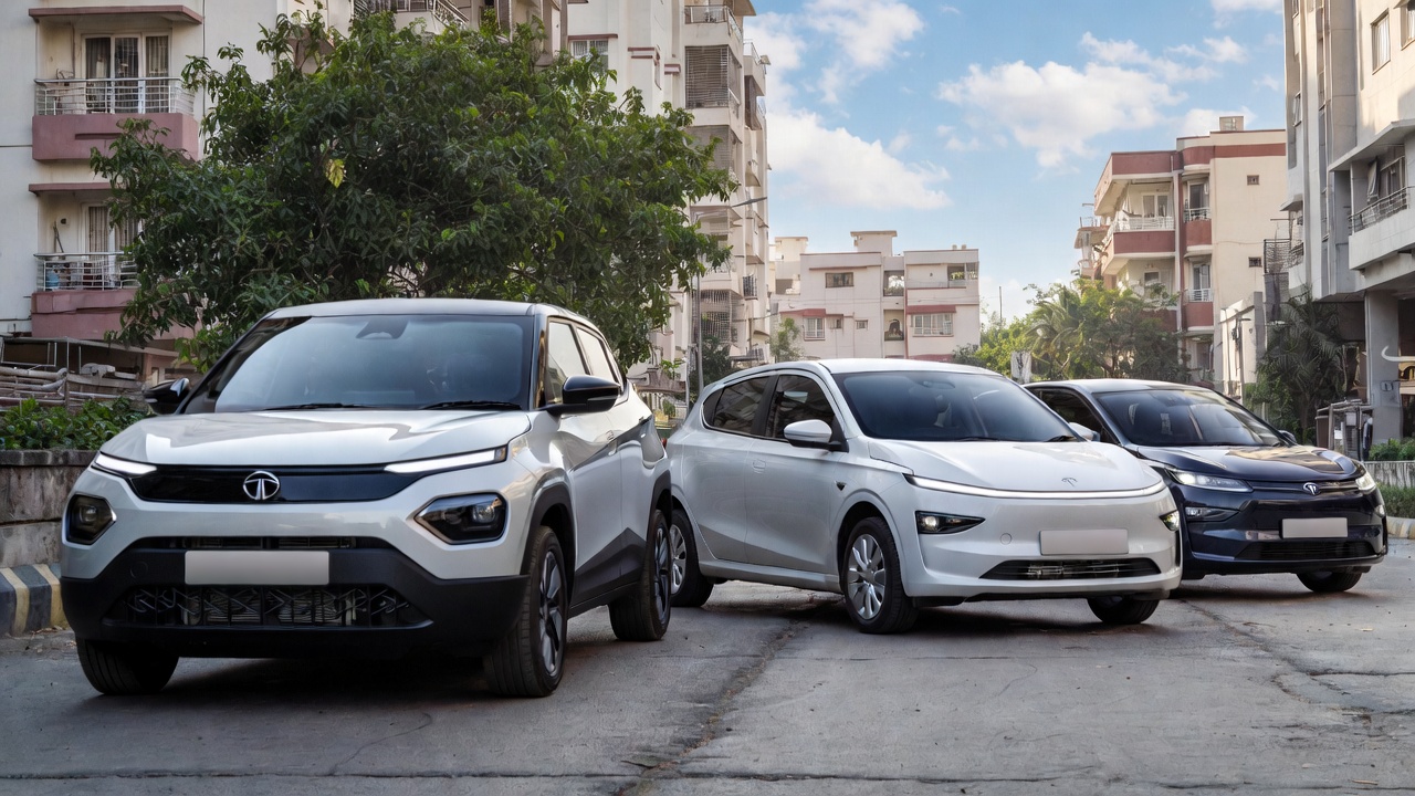 Tata Punch EV compared with other compact electric cars in India.