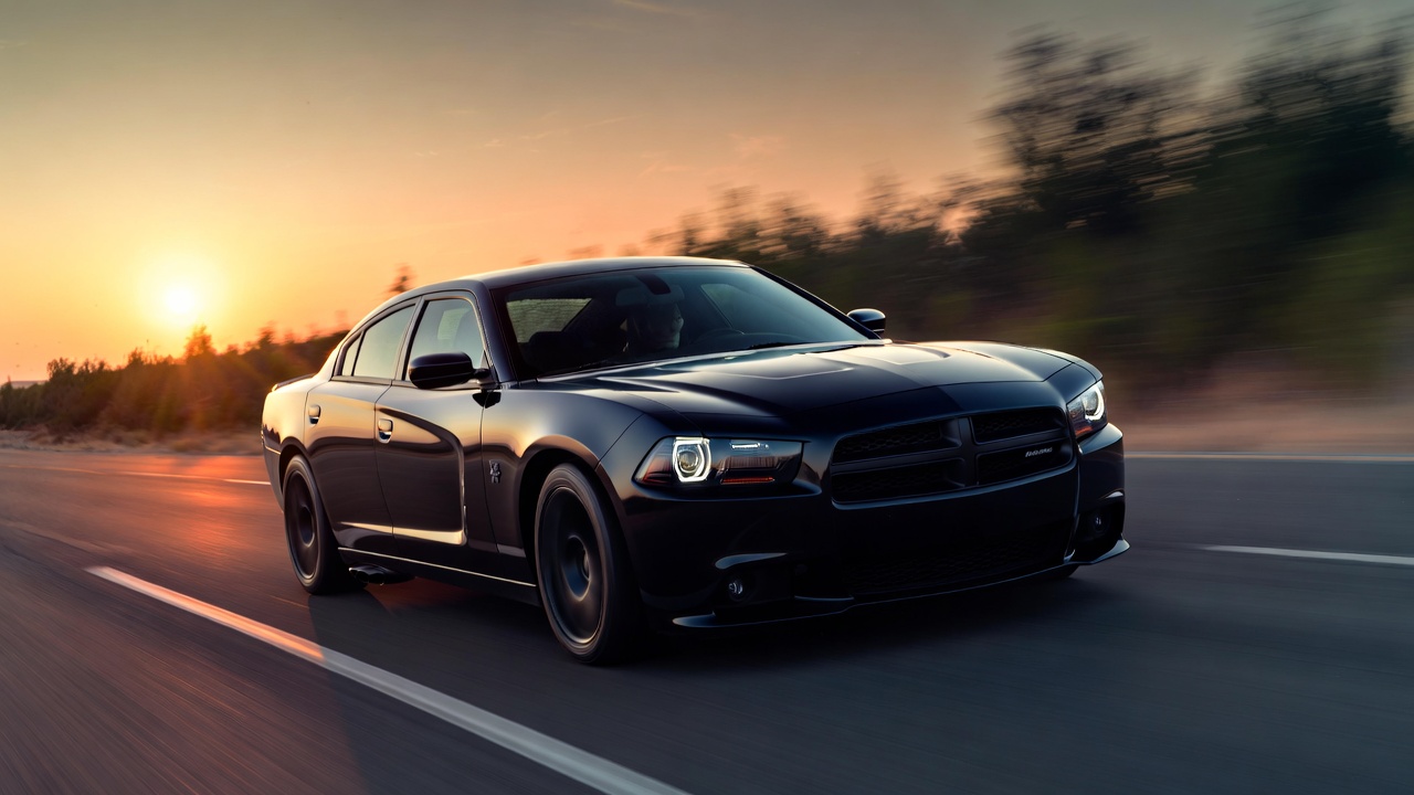 Dodge Charger RT acceleration showcasing rear-wheel-drive muscle performance