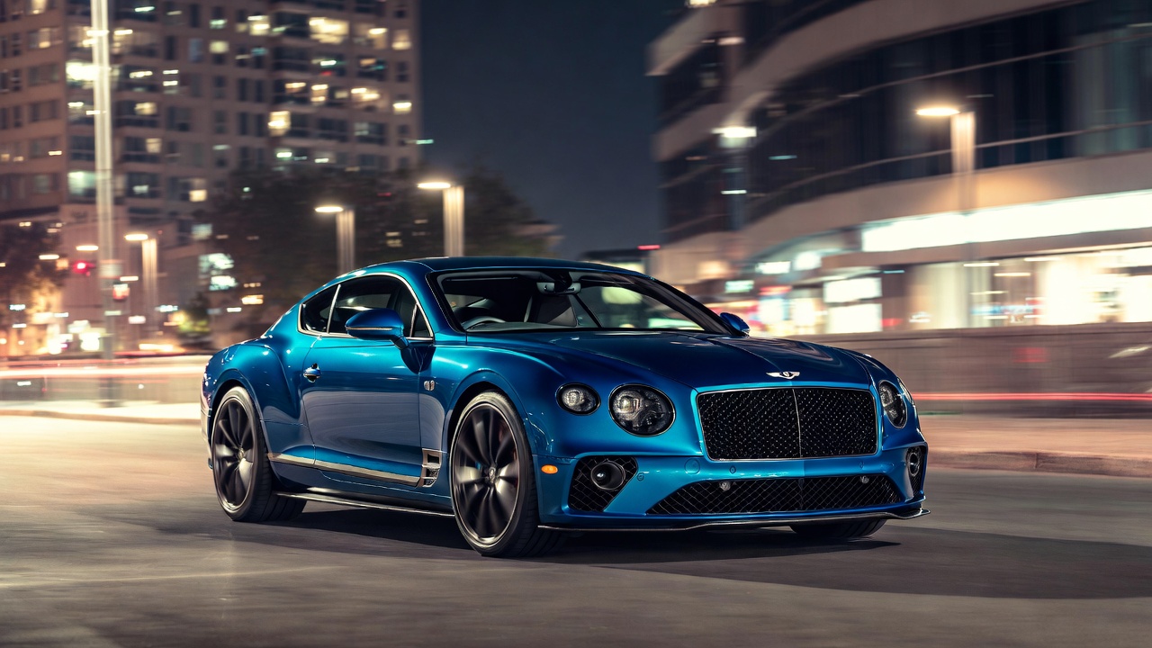Bentley Continental T variant showcasing sportier design and performance upgrades.
