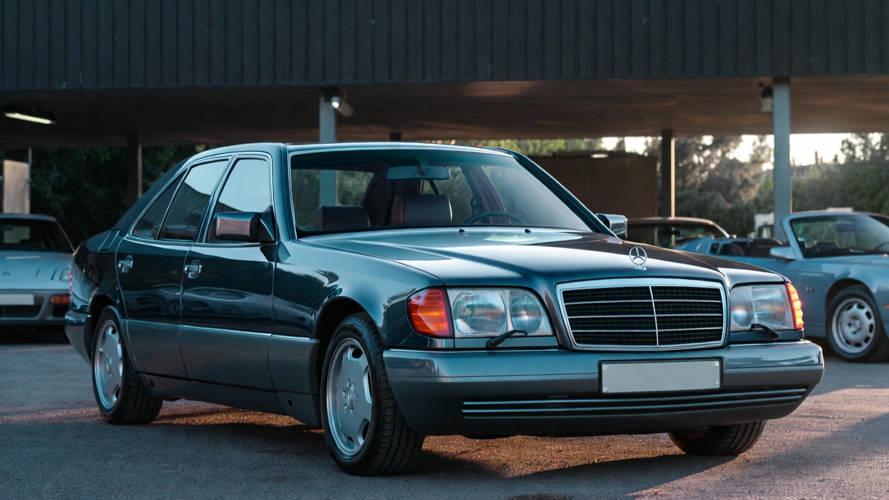 Well-maintained Mercedes S-Class W140 modern classic luxury car