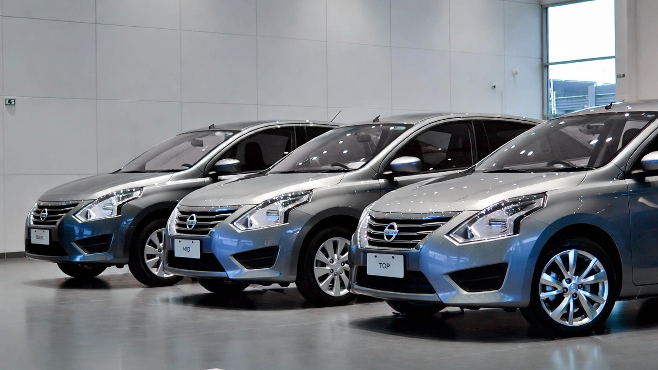 Nissan Gravite base mid and top variants comparison.