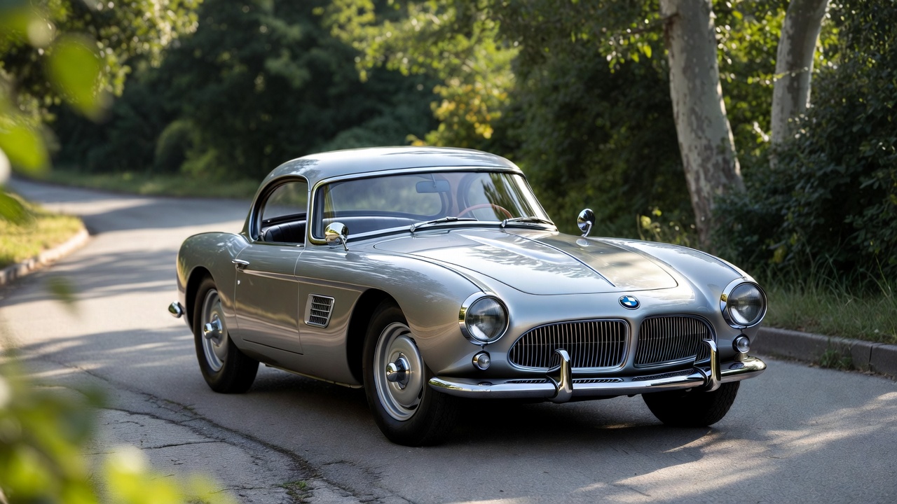 BMW 507 classic luxury roadster with elegant design and timeless styling.
