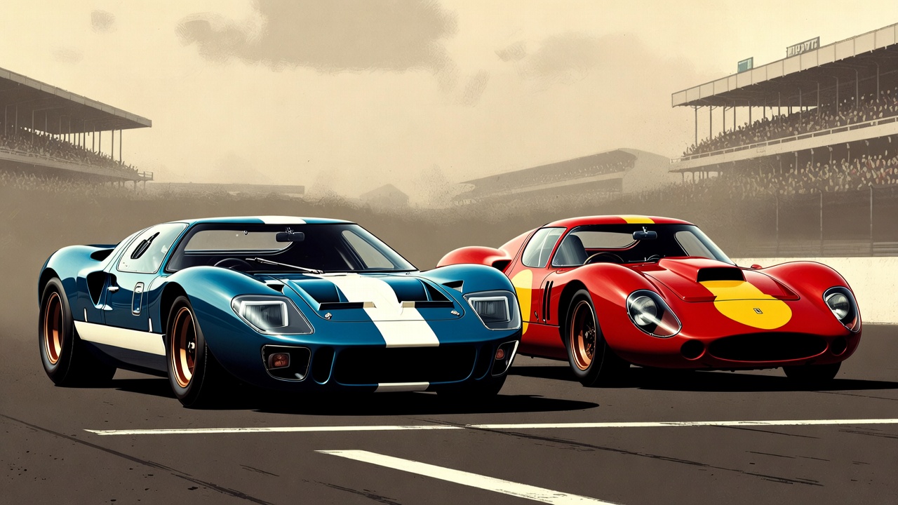 Ford GT40 vs Ferrari rivalry that sparked the creation of the GT40 at Le Mans