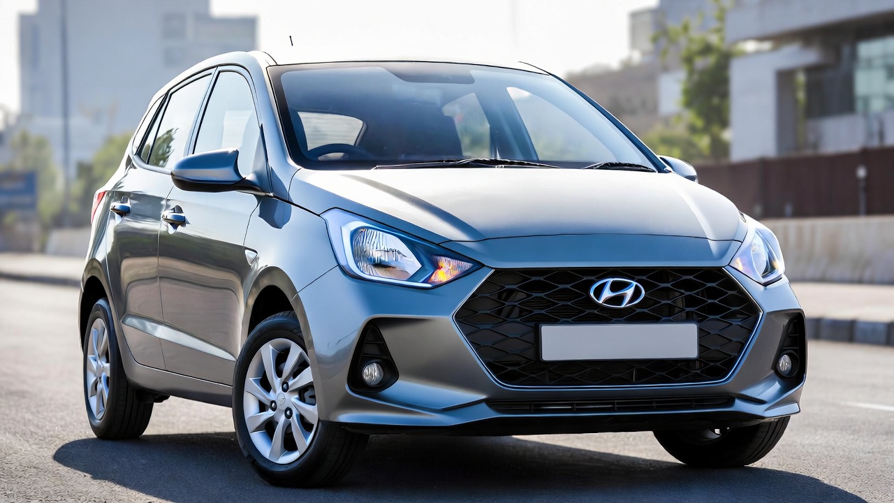 2018 Hyundai Santro front design with modern grille and headlights.