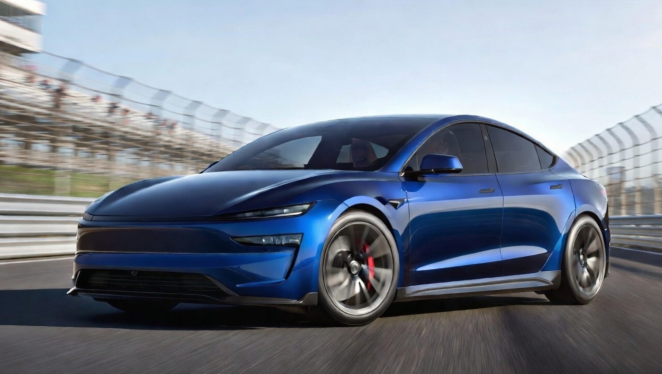 High-performance Lucid Air variant showcasing sporty design