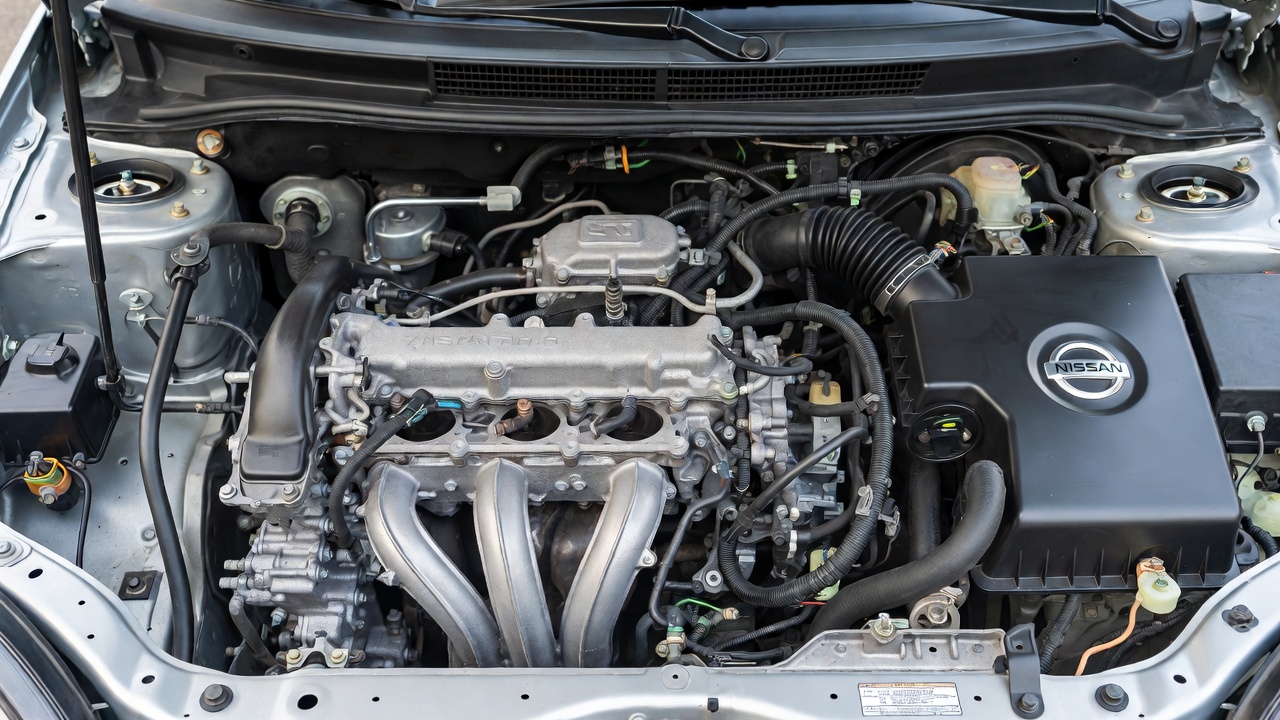 Nissan Gravite 1.0-litre petrol engine inside engine bay.