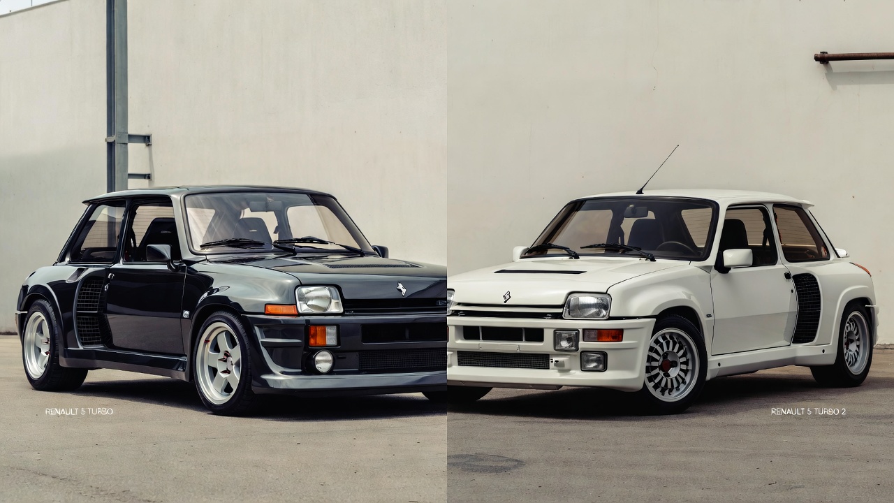 Renault 5 Turbo vs Renault 5 Turbo 2 comparison