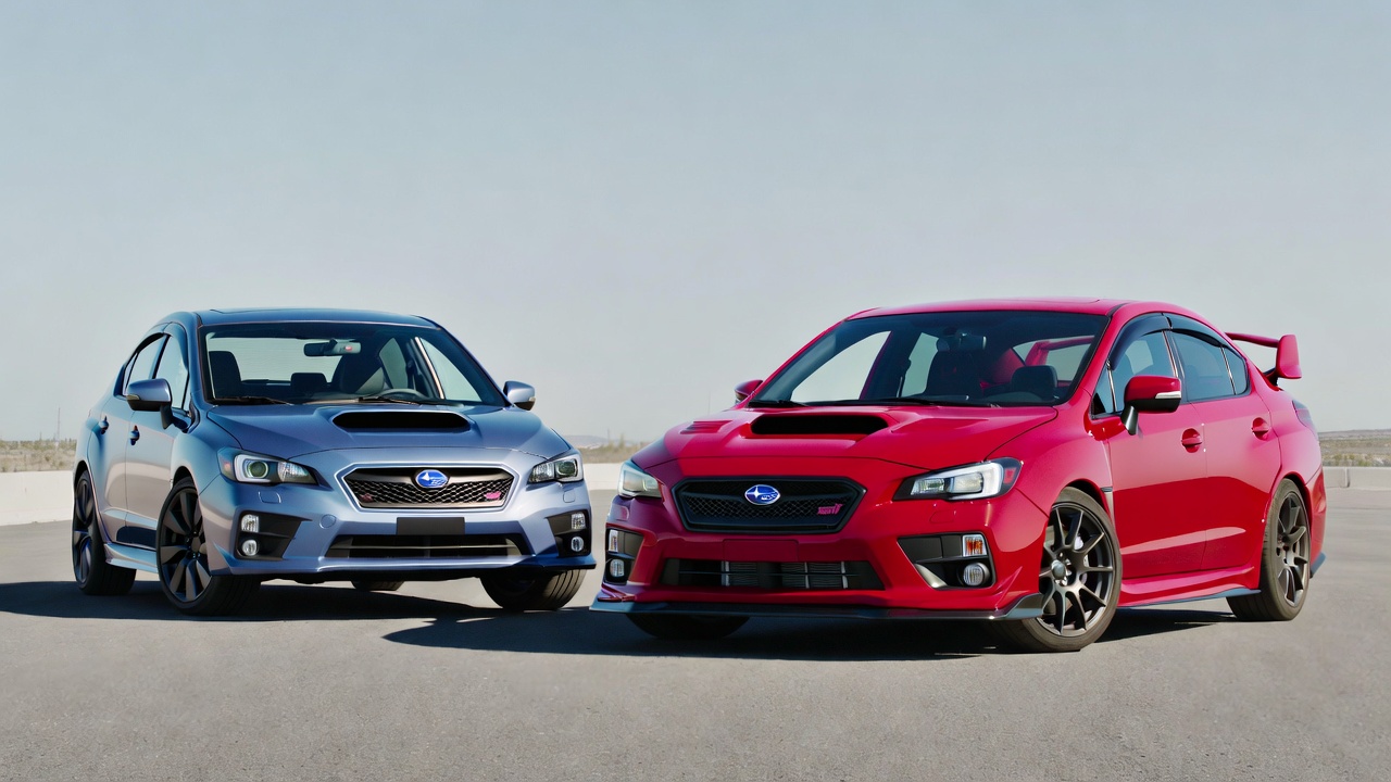 Subaru Impreza WRX STI vs WRX performance comparison