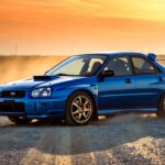 Subaru Impreza WRX STI rally-bred performance sedan on gravel stage