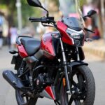 Tata Bike 125cc concept design with sporty look and LED headlights.