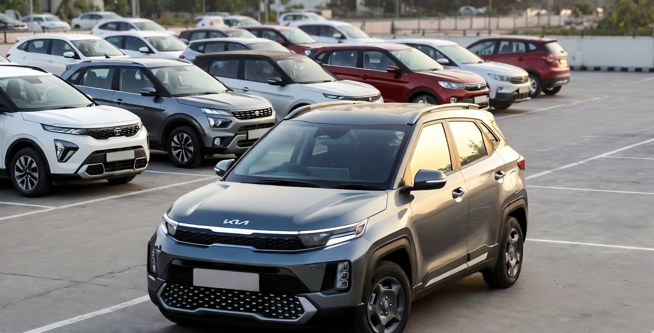 Kia Syros compared with Tata Nexon, Hyundai Venue, Brezza and XUV 3XO.